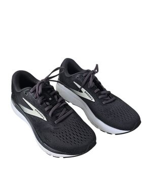 Brooks Ghost 16 Running Shoes 8.5D Black/Gray/White Colorway Athletic Sneakers